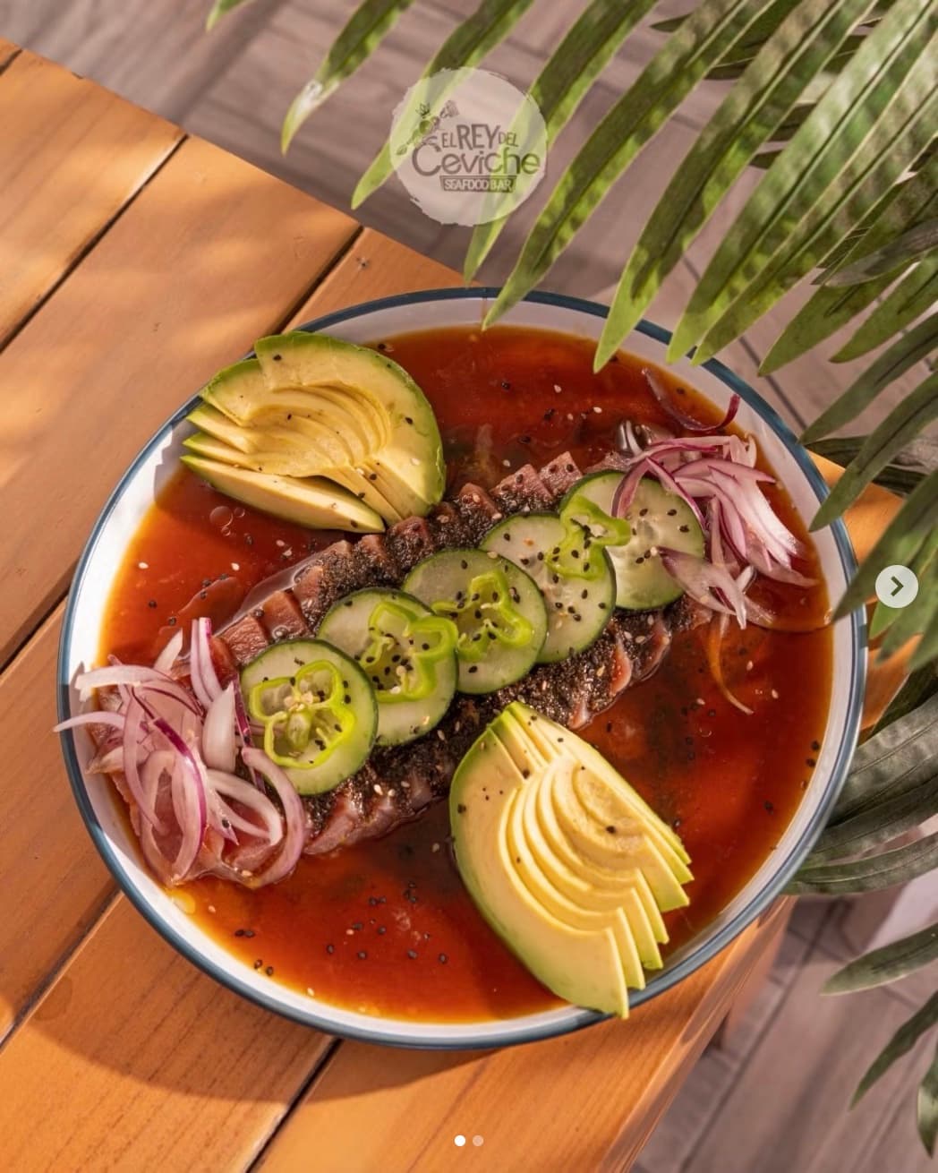 Sashimi de atún tatemado